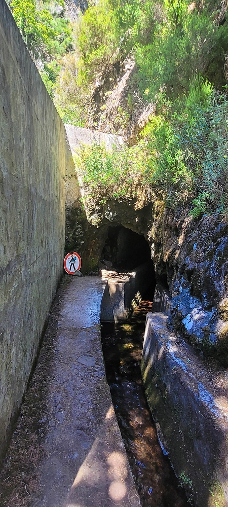 25.06.2024 Sonnige Abschlusswanderung auf der Levada das Rabacas — Weiter zum Ausgang des langen Rabacas-Tunnel — Foto 9