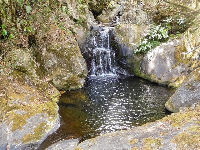 25 de agosto de 2017 Na Vereda Pau Branco de Ginjas a Estanquinhos — Seguindo por um caminho íngreme ao longo de poças e cascatas — foto 8