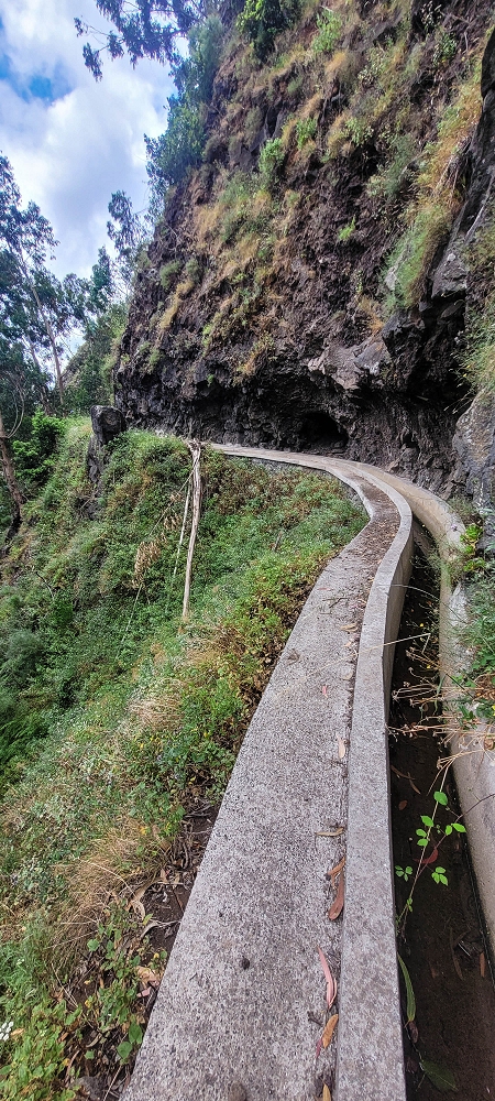 Levada Nova — From Covas to the end ('newly built section', condition in 2022) — photo 9
