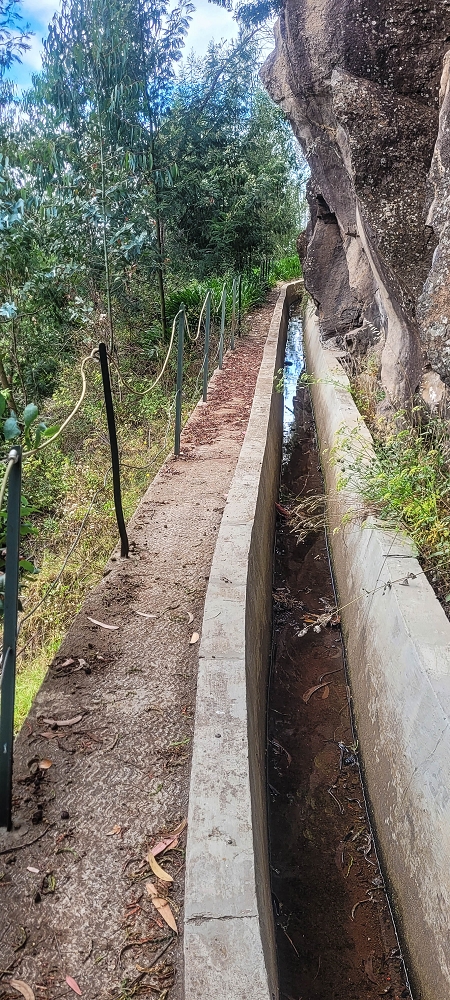 Levada Nova — From Covas to the end ('newly built section', condition in 2022) — photo 12