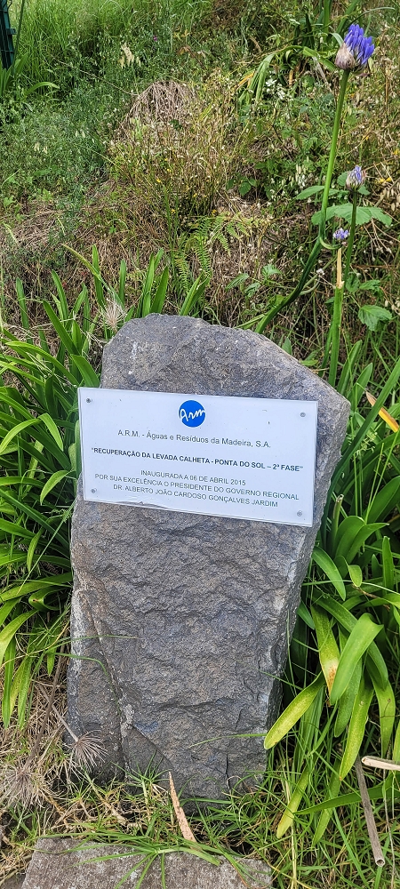 Levada Nova — From Covas to the end ('newly built section', condition in 2022) — photo 14