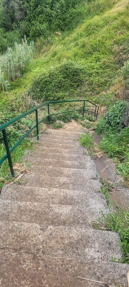27.06.2022 Bananenwanderung rund um Madalena do Mar — Die kuriose Seilbahn und der Abstieg zur Talstation — Foto 5