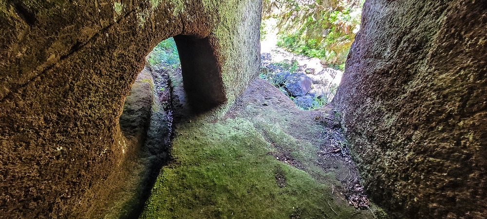 Levada da Senhora (Estreito da Calheta) — Abschnitt 3: Tunnel in der Ribeira Grande — Foto 14