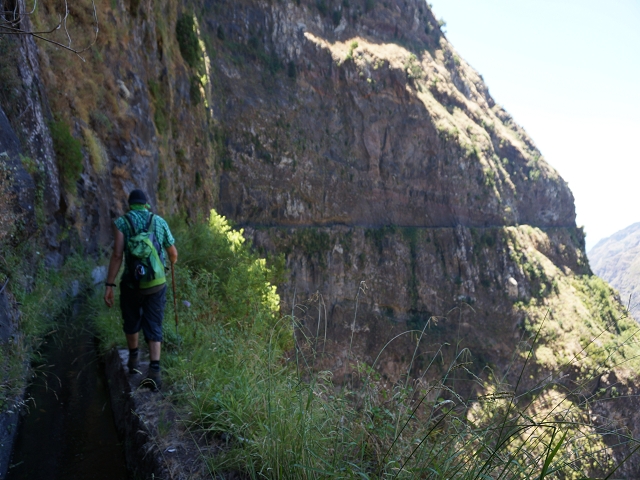 29 de julho de 2015 Levada do Norte de Serra de Agua a Espigao — A grande garganta — foto 7