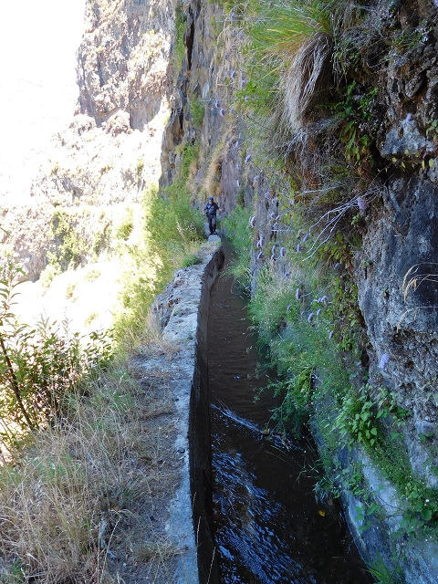 29 de julho de 2015 Levada do Norte de Serra de Agua a Espigao — A grande garganta — foto 10