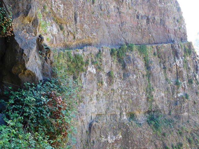 29 de julho de 2015 Levada do Norte de Serra de Agua a Espigao — A grande garganta — foto 12