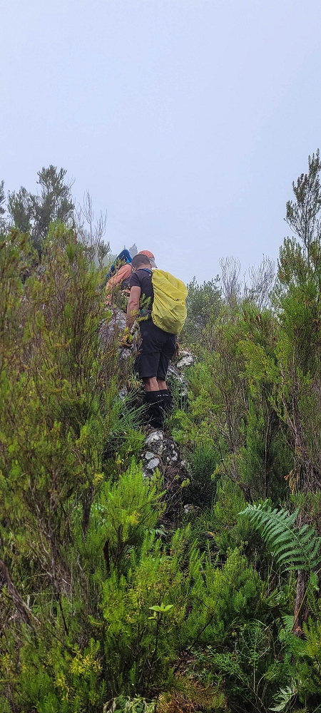 30.06.2022 Anspruchsvolle Besteigung des Pico do Meio Dia — Aufstieg über den Grat zum Gipfel des Pico do Meio Dia — Foto 49