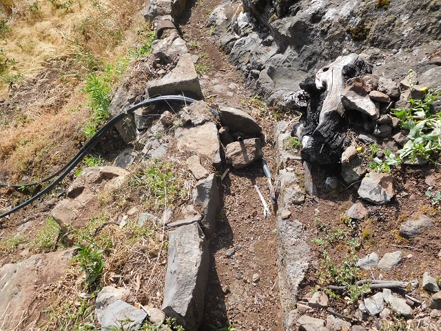 Levada Nova de Machico — Abschnitt 4: Vom grossen Reservoir über die Felsbalkone zum aktuellen Ende des Hauptastes — Foto 7