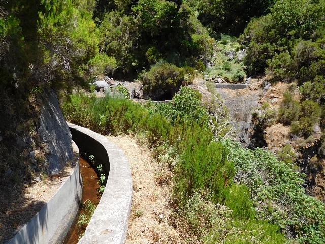 Levada das Rabacas — : Weiter bis zum langen Tunnel im zweiten -Kessel — photo 18