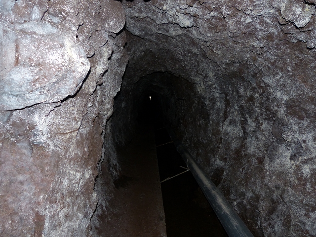 Levada Nova do Juncal — In the long tunnel — photo 1