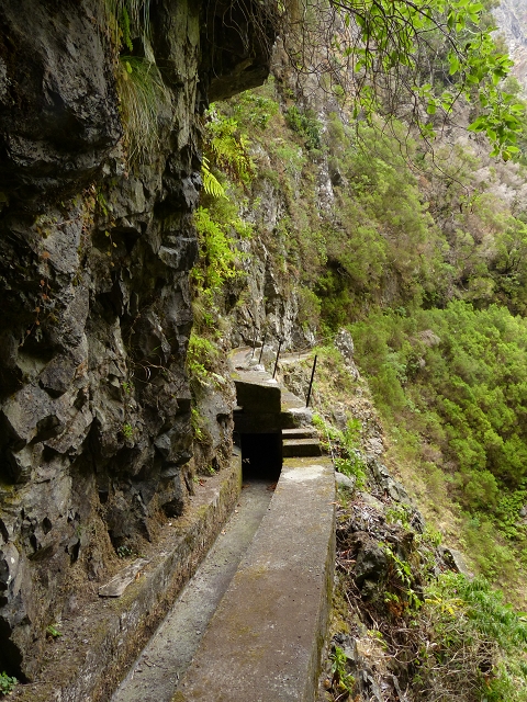 Levada Nova do Juncal — From the first tunnel to the second — photo 1