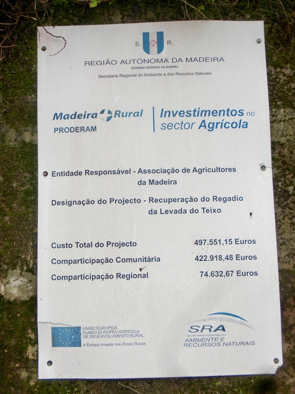 Levada do Teixo — The access road — photo 2