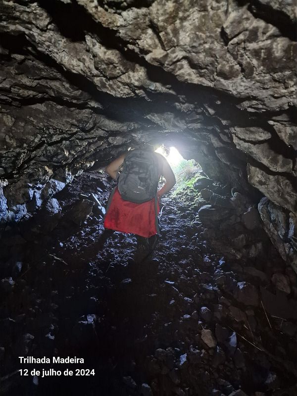 Levadinha Joao de Deus — The long partly buried tunnel — photo 2